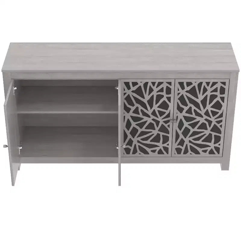 Galano Culbreath 4 Door Sideboard - Dusty Grey Oak