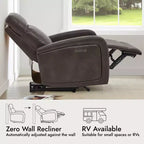 Poltrona reclinabile elettrica Zero Wall Hugger Spruce & Spring