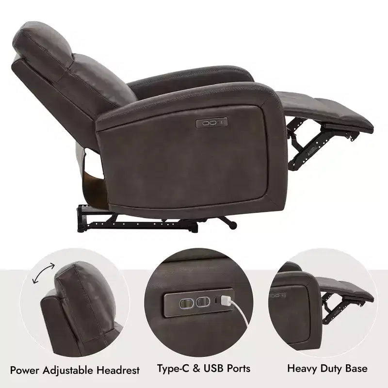 Spruce & Spring Zero Wall Hugger Electric Power Recliner