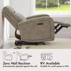 Poltrona reclinabile elettrica Zero Wall Hugger Spruce & Spring