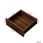 Credenza Moderna Okak, Mobile Buffet con 3 Ante e 2 Cassetti, Mobile Contenitore per Soggiorno, Sala da Pranzo, Cucina