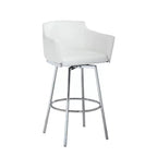 Chintaly Imports,Modern Club Counter Stool Memory Swivel