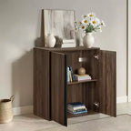 31.5 Modern Industrial Sideboard Cabinet Storage Cabinet