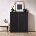 Spruce & Spring 31.5 Modern Industrial Sideboard Cabinet Storage Cabinet