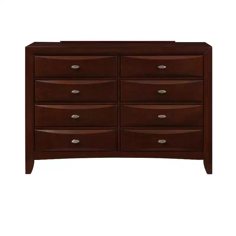 HomeStock USA Linda Merlot Dresser