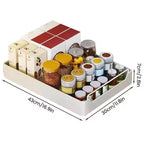 Organizzatore Estraibile per Armadio con Pellicola Adesiva, Ripiani Contenitori Estraibili Resistenti per Dispensa Cucina, Nessuna Perforazione Richiesta