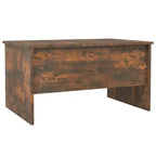 Coffee Table Smoked Oak Engineered Wood Medium