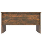 Coffee Table Smoked Oak Engineered Wood Medium