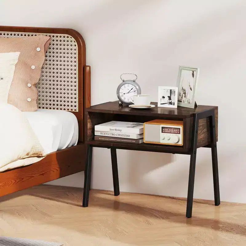 Costway Stackable End Table Night Stand Bedside Table Shelf Accent Table