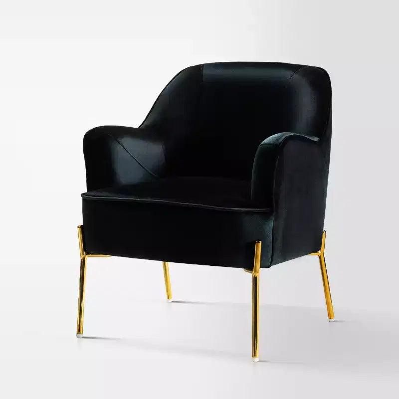Odo Upholstered Accent Chair Velvet Comfy Living Room Arm Chair | Karat Home