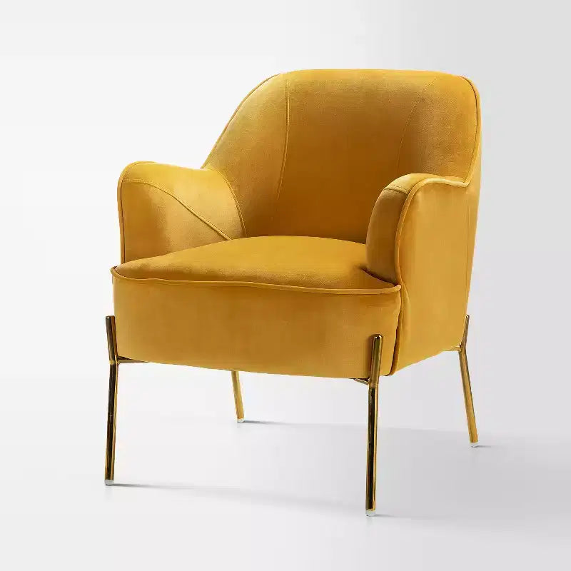 Odo Upholstered Accent Chair Velvet Comfy Living Room Arm Chair | Karat Home