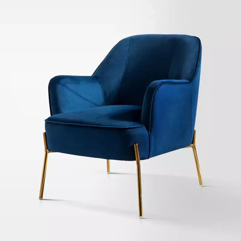 Odo Upholstered Accent Chair Velvet Comfy Living Room Arm Chair | Karat Home