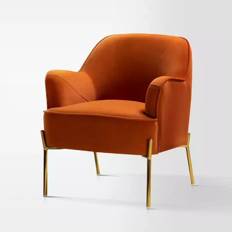 Odo Upholstered Accent Chair Velvet Comfy Living Room Arm Chair | Karat Home