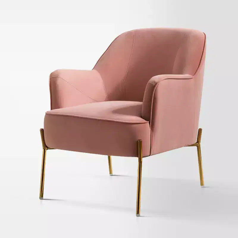 Odo Upholstered Accent Chair Velvet Comfy Living Room Arm Chair | Karat Home