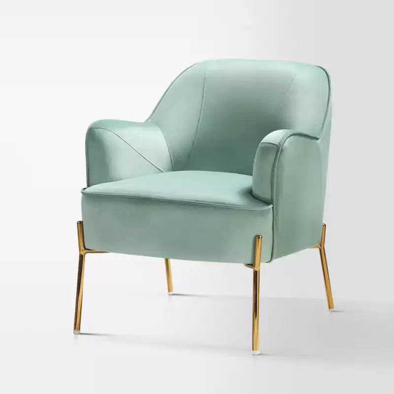 Odo Upholstered Accent Chair Velvet Comfy Living Room Arm Chair | Karat Home