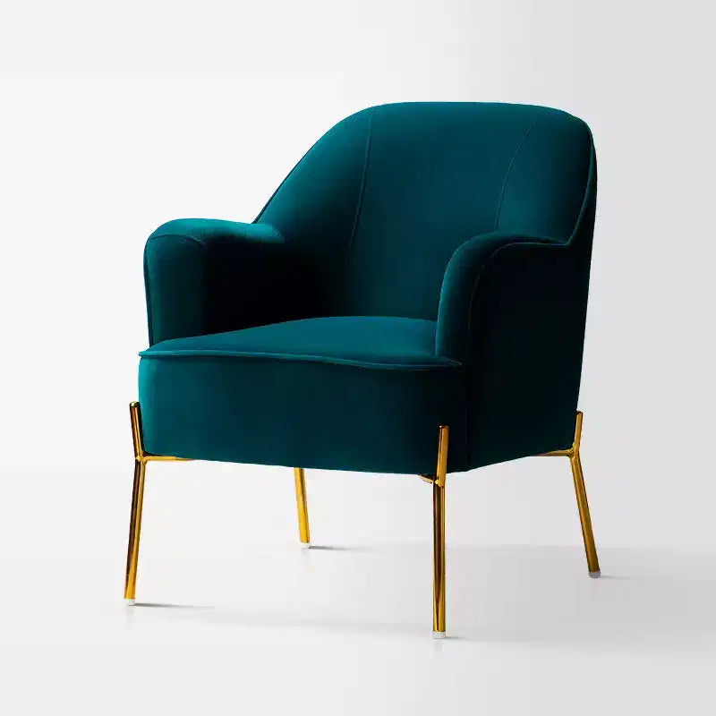 Odo Upholstered Accent Chair Velvet Comfy Living Room Arm Chair | Karat Home